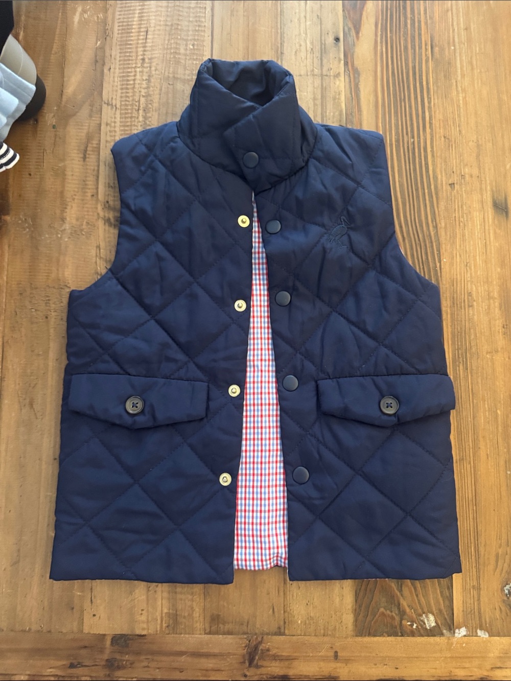 Navy Quilted Kids Vest - Brand Unknown